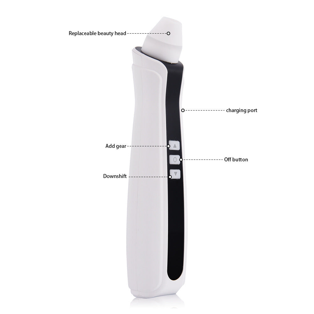 HKM-244883 Black and White Skin Rejuvenation Device with 1080P Visual Blackhead Suction and Air Pump Technology