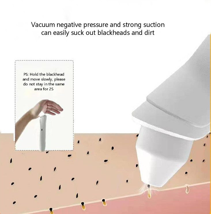 HKM-244883 Black and White Skin Rejuvenation Device with 1080P Visual Blackhead Suction and Air Pump Technology