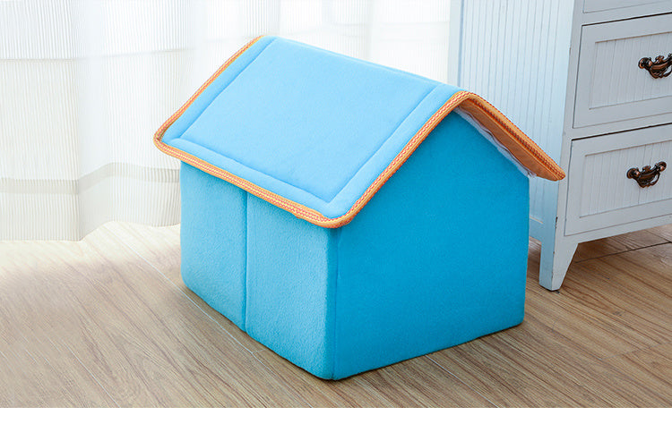 HKM-931795 Pet Folding Cozy Nest - Thick, Elastic Dog Bed with Breathable and Moisture-Proof Design in Multiple Sizes
