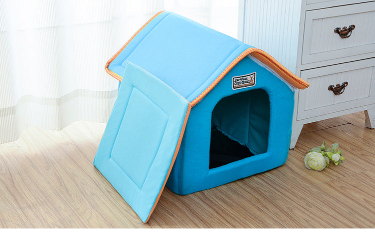 HKM-931795 Pet Folding Cozy Nest - Thick, Elastic Dog Bed with Breathable and Moisture-Proof Design in Multiple Sizes