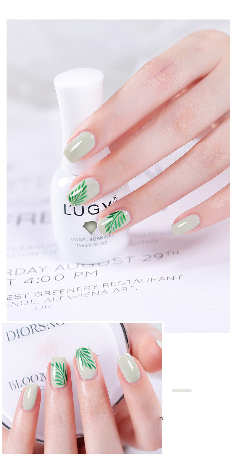 JMT-155338 Vanilla Ice Cream Nail Polish Set - 15ml, Multiple Shades for All Skin Types