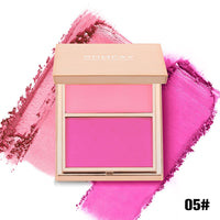 HKM-581779 Double-Take Cream & Powder Blush Duo for Effortless Definition and Warmth - 6.5g