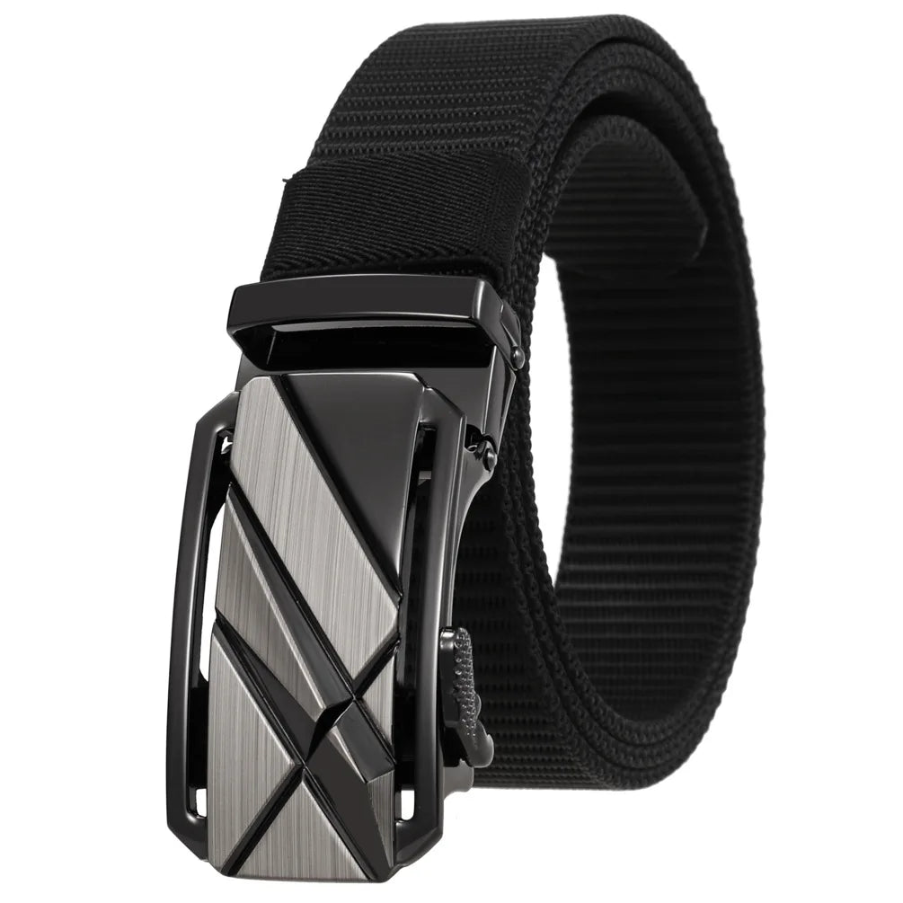 HKM-290963 Custom Woven Fashion Belt for Men - Durable and Stylish Accessory - Model Ly55-0149a