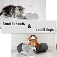 HKM-384467 Automatic 2.8L Cat and Dog Water Dispenser with Detachable Bowl and Siphon Design