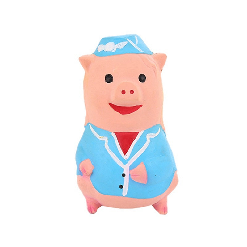 HKM-040659 Latex Sounding Cartoon Pet Toys - Fun Farm and Animal Designs