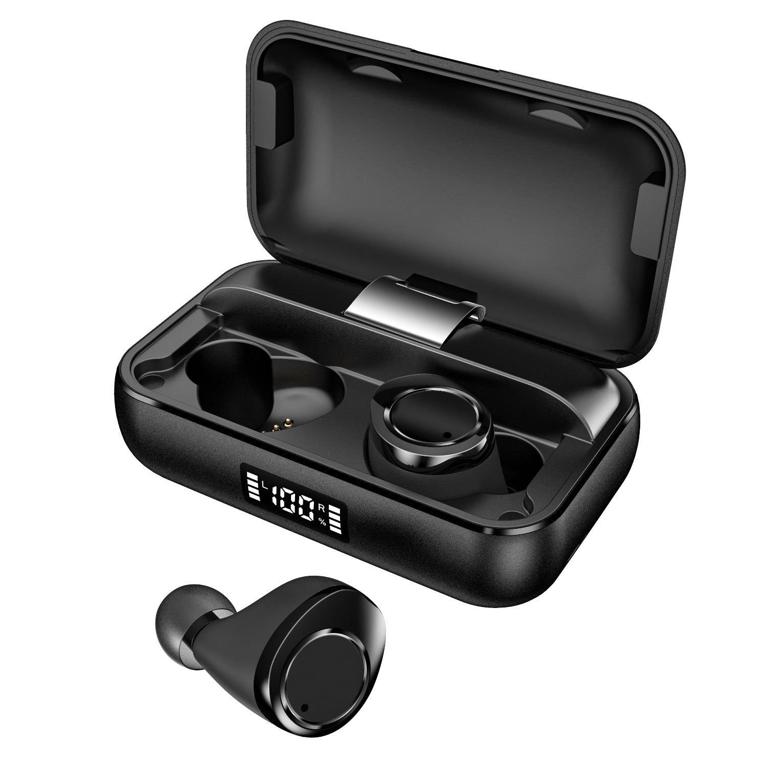 KTX-343315 TWS Touch Bluetooth Headset with 65 mAh Battery and 3000 mAh Charging Case, Bluetooth 5.0 Technology