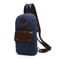 HKM-401939 Multifunctional Small Backpack for Men - Versatile Chest Messenger Bag