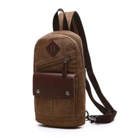 HKM-401939 Multifunctional Small Backpack for Men - Versatile Chest Messenger Bag