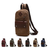 HKM-401939 Multifunctional Small Backpack for Men - Versatile Chest Messenger Bag