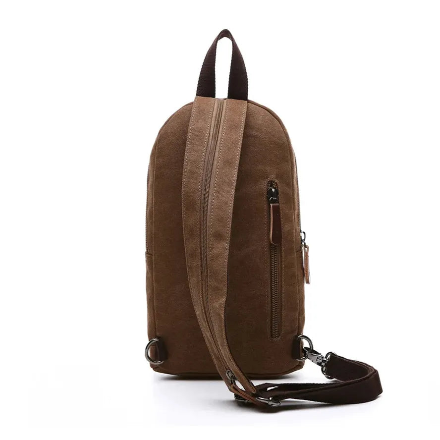 HKM-401939 Multifunctional Small Backpack for Men - Versatile Chest Messenger Bag