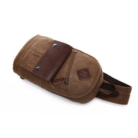 HKM-401939 Multifunctional Small Backpack for Men - Versatile Chest Messenger Bag
