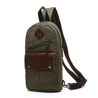 HKM-401939 Multifunctional Small Backpack for Men - Versatile Chest Messenger Bag