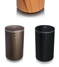 HKM-156499 USB Wood Grain Aroma Diffuser and Humidifier for Vehicles, 2-8 Hour Timer, Compact Design