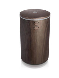 HKM-156499 USB Wood Grain Aroma Diffuser and Humidifier for Vehicles, 2-8 Hour Timer, Compact Design