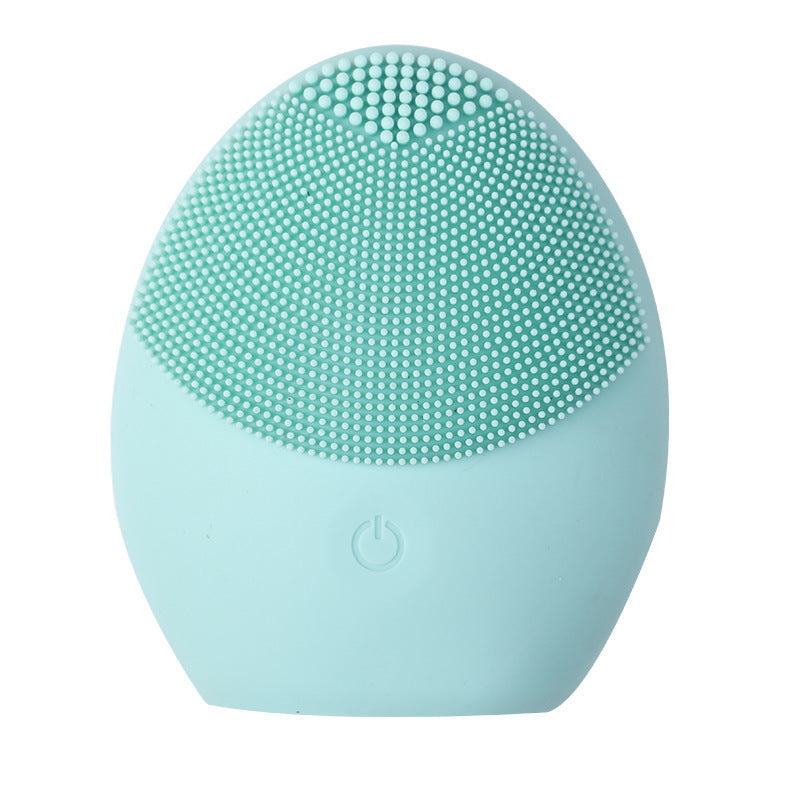 HKM-849363 Foaming Waterproof Silicone Face Cleanser with Sonic Wave Technology
