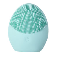 HKM-849363 Foaming Waterproof Silicone Face Cleanser with Sonic Wave Technology