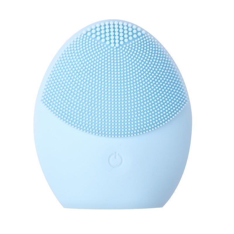 HKM-849363 Foaming Waterproof Silicone Face Cleanser with Sonic Wave Technology