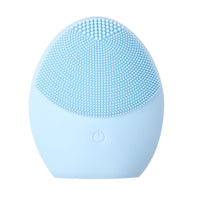 HKM-849363 Foaming Waterproof Silicone Face Cleanser with Sonic Wave Technology