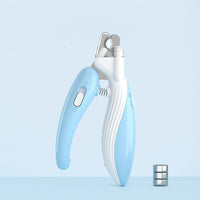 HKM-004307 LED Electric Pet Nail Clippers with Built-in Light for Safe Trimming of Dogs and Cats