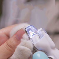 HKM-004307 LED Electric Pet Nail Clippers with Built-in Light for Safe Trimming of Dogs and Cats
