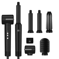 HKM-233747 7-in-1 Hot Air Comb with Brushless Motor and Temperature Control for Versatile Styling