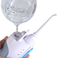 HKM-815443 Portable Water Dental Flosser with Battery Operation for Effective Oral Cleaning