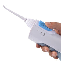 HKM-815443 Portable Water Dental Flosser with Battery Operation for Effective Oral Cleaning