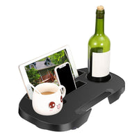 HKM-187539 Cup Holder Side Tray for Zero Gravity Chairs - Fits Beverage Cans and Mobile Devices
