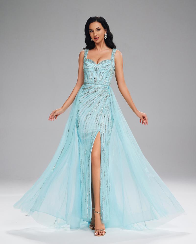 HKM-122515 Elegant Blue Women's Gown - Model EZ25156