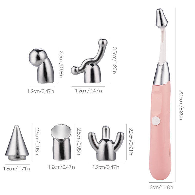 HKM-027859 6-in-1 Electric Body Massager for Tinnitus Relief – Lightweight & Portable Design, Ergonomic Grip