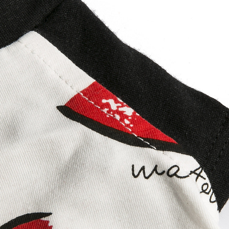 JMT-160266 Watermelon Print Cotton T-Shirt for Pets ¨C Casual Wear for Dogs