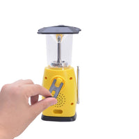 HKM-957011 Solar-Powered Hand-Crank Emergency Light with Multifunctional Features