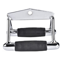 HKM-980563 Steel Chinning Triangle Bar Handle for Cable Machine Training