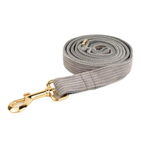 HKM-447891 Velvet Fabric Dog Collar with Bow, Flower, Vest, and Leash Accessories
