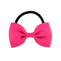 HKM-539475 Fashionable Children's Bow Hair Circle for Girls - Soft Elastic Hoop, 4.5cm Diameter