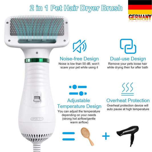 HKM-566483 Pet Hair Remover Comb with Fine Needle and Sticky Bead Technology