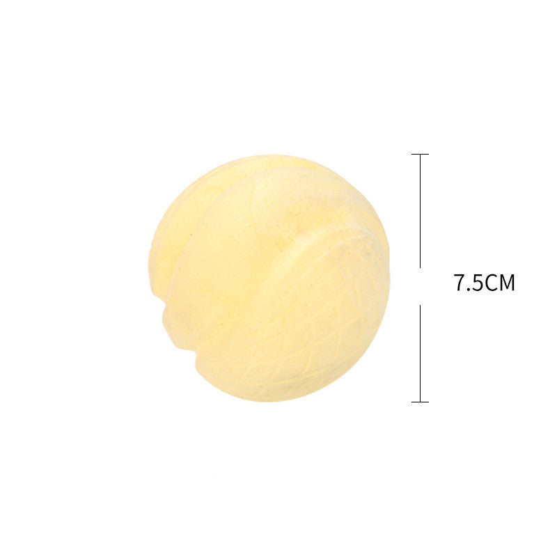 HKM-771603 Durable TPR Foam Dog Toy Ball - Colorful Solid Design for Playtime Fun