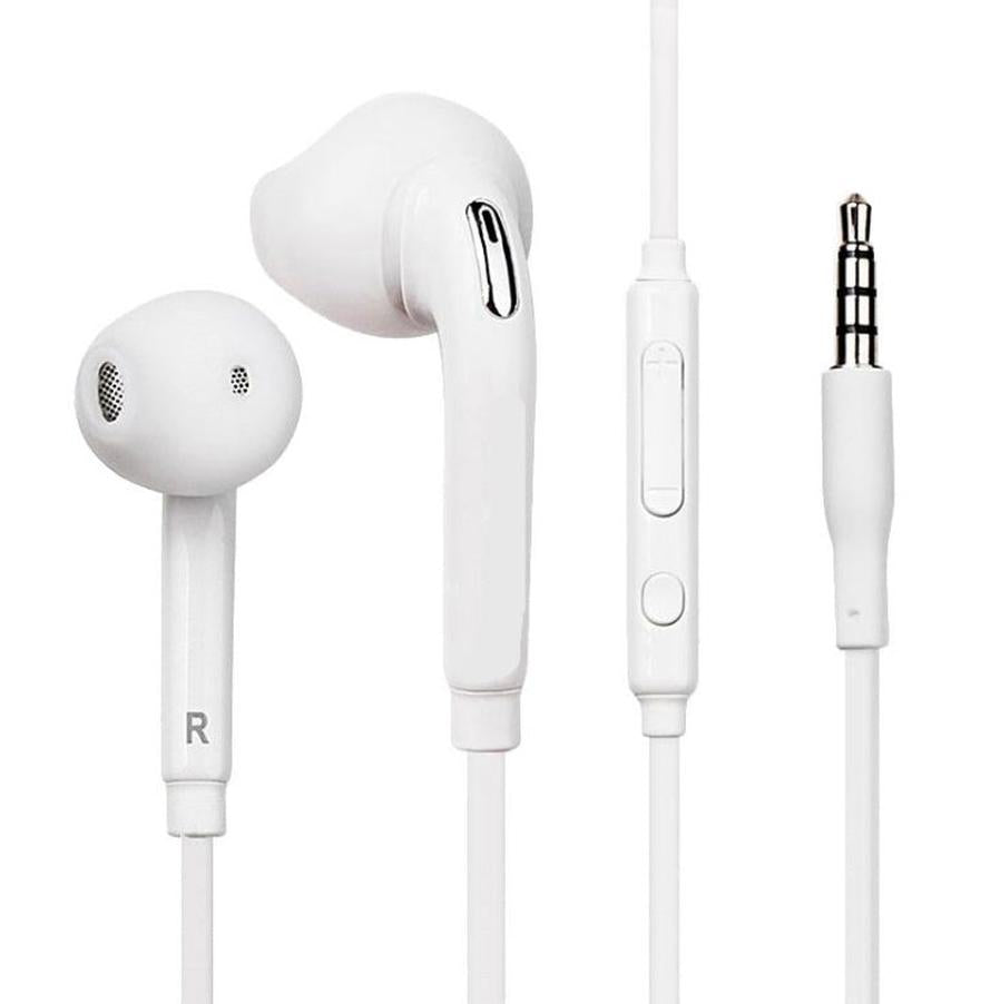 KTX-329107 In-Ear Headphones Compatible with Samsung S4, S6, J5 – 3.5mm Audio Jack, 1.25m Cable, Wide Frequency Range