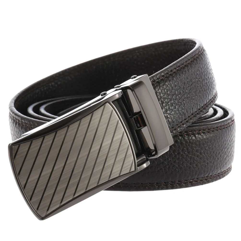 HKM-118227 Men's Automatic Buckle Belt LY33-1857-5 - Stylish and Functional Design for Everyday Wear