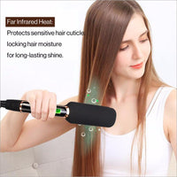 HKM-499795 Infrared Hair Straightener with Touch Control and LED Display, Fast Heating Ceramic Plates