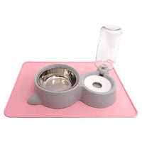 HKM-043923 Automatic Double Dog and Cat Bowl with 500ml Water Supply System