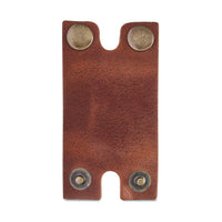 HKM-465363 Genuine Leather Case for Double Edge Safety Razor - Travel Protector Cover
