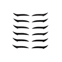 HKM-195475 Reusable Eyeliner Stickers for Effortless Big Eye Makeup - 6 Pairs, 12 Total Stickers in OPP Bag