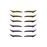 HKM-195475 Reusable Eyeliner Stickers for Effortless Big Eye Makeup - 6 Pairs, 12 Total Stickers in OPP Bag