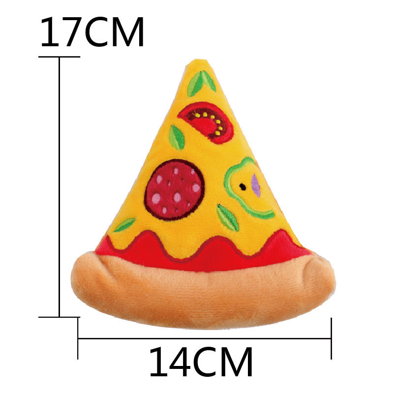 HKM-998995 Cute Pet Voice Sounding Toy - Assorted Food & Drink Designs for Dogs