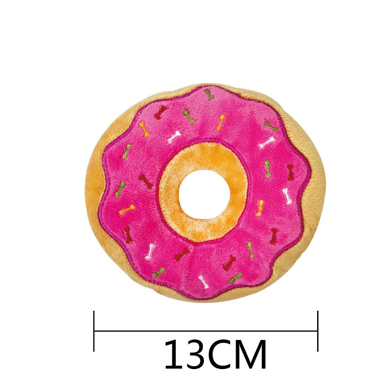 HKM-998995 Cute Pet Voice Sounding Toy - Assorted Food & Drink Designs for Dogs