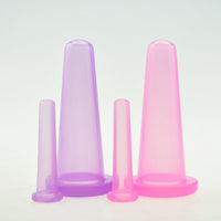 HKM-596947 Silicone Cupping Set with Face and Eye Cups - Effective Suction Therapy for Body and Skin Treatment