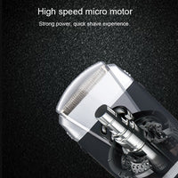 HKM-365907 Rechargeable Electric Shaver with Ultra-Thin Alloy Blade for Wet and Dry Use
