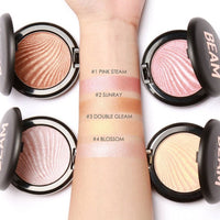 HKM-063251 Luminous Glow Highlighter Finishing Powder - Ultra Bright Beam Marker for a Radiant Skin Finish