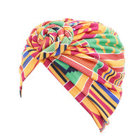 HKM-601555 African Pattern Cotton Turban Headwrap for Women